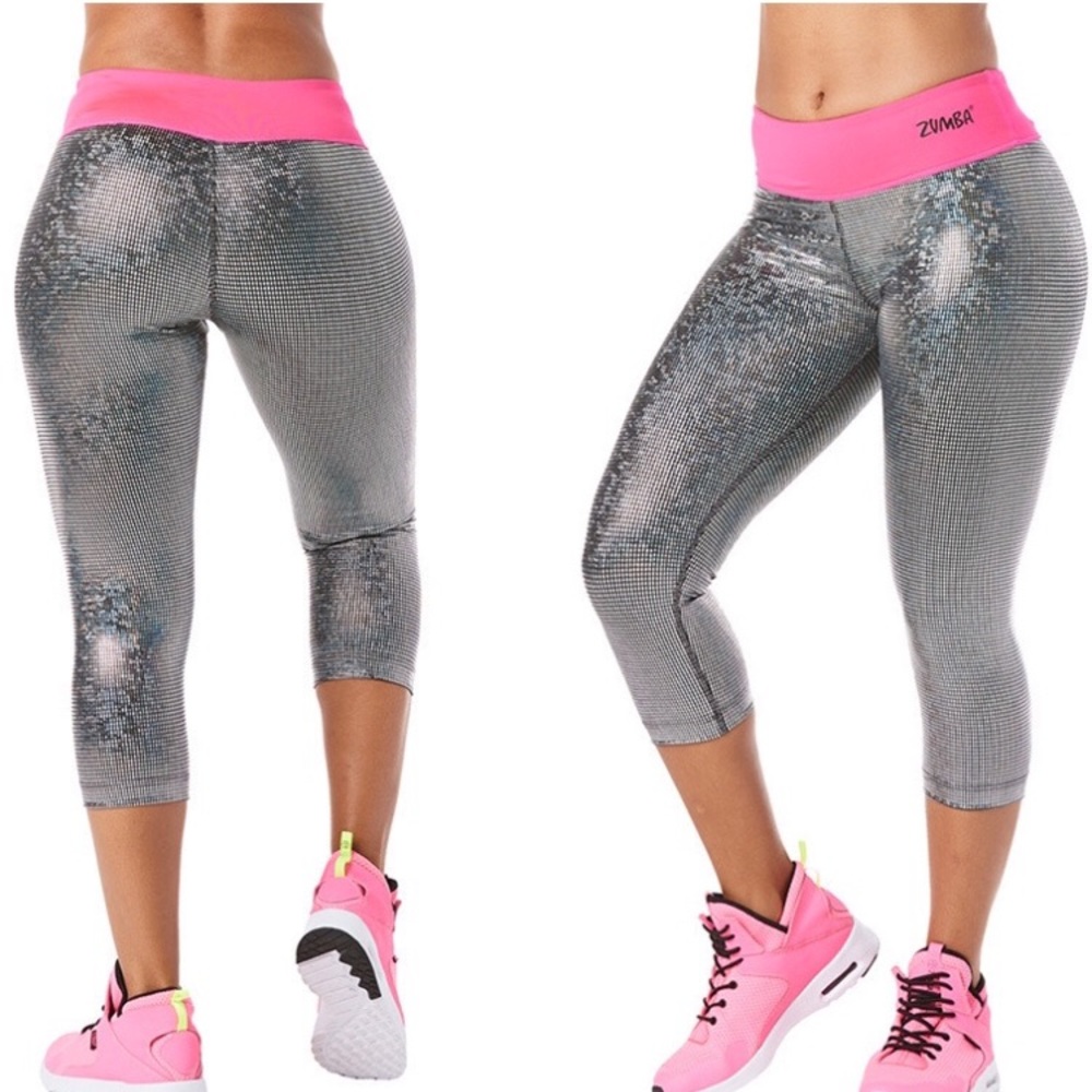 Zumba Light Up The Dance Floor Metallic Leggings
